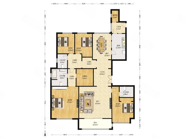 高区视野好景观一览无余,双产权车位,位置安居安静,中海紫御豪庭(一