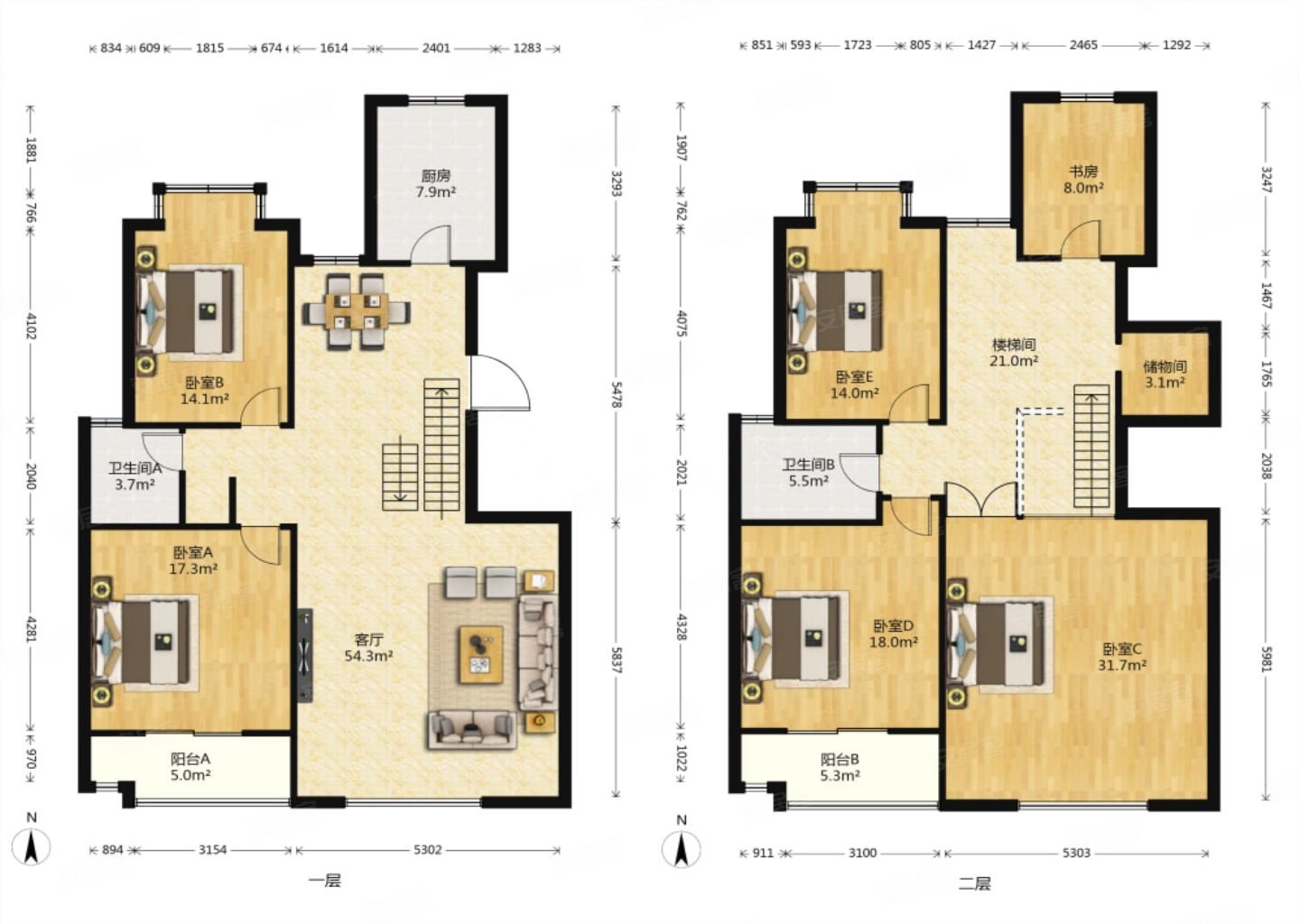 遗址公园旁6居跃层大挑空四世同堂举家欢庆看房随时