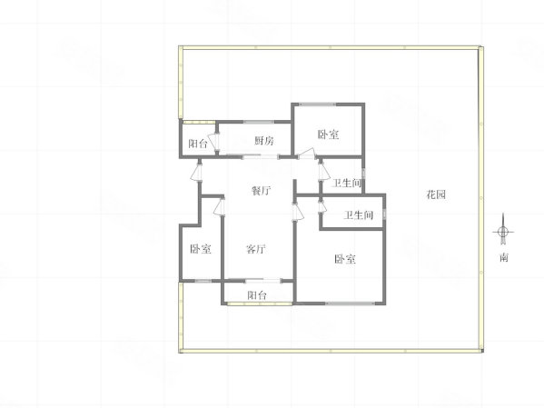 金融街九龙金悦府(一二期)3室2厅2卫89㎡南北100万