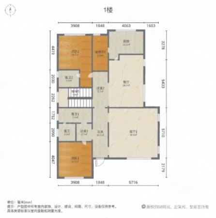 美洲故事(别墅)10室3厅7卫491.72㎡南2380万