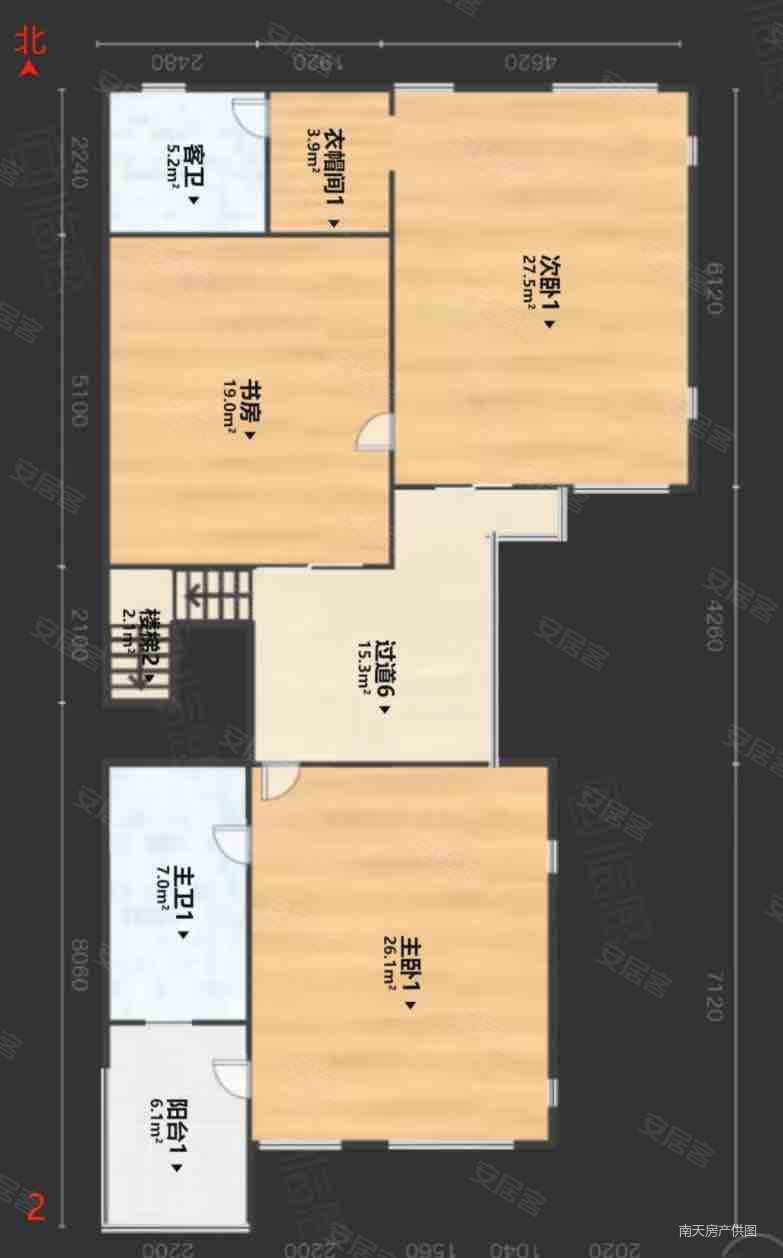 公元世家(三期别墅)5室2厅4卫468㎡南2180万