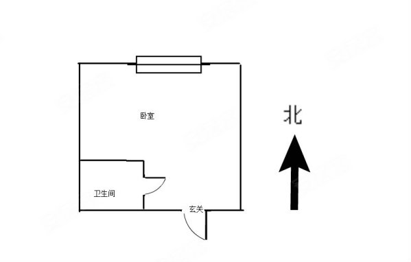 和谐大厦1室1厅1卫41.11㎡北18万