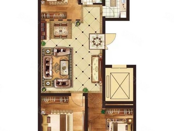 青州金辉华府首租干净好房真图,文昌学校总部基地百汇北美近,拎包住