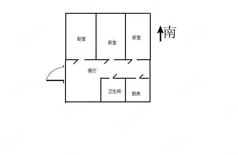 燕山公馆电梯洋房3楼141平322衣帽间三菱中央空调地暖