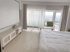 临沂兰山通达路紧靠泰盛广场，临商一号精装一居室，家具家电齐全，实拍图出租房源真实图片
