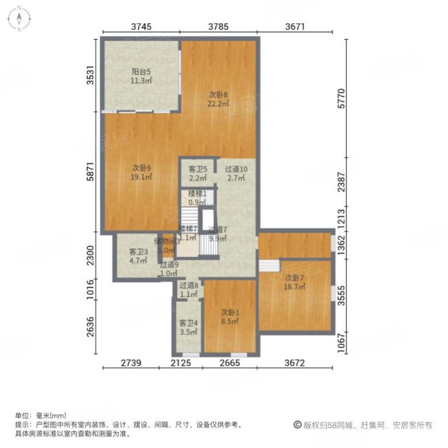 果岭山水三期岛屿生活(别墅)5室4厅4卫580㎡南950万