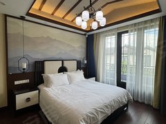 湖州德清德清市区观云小镇云栖阁，院子88平方，4房2厅3卫开发商精装交付出租房源真实图片