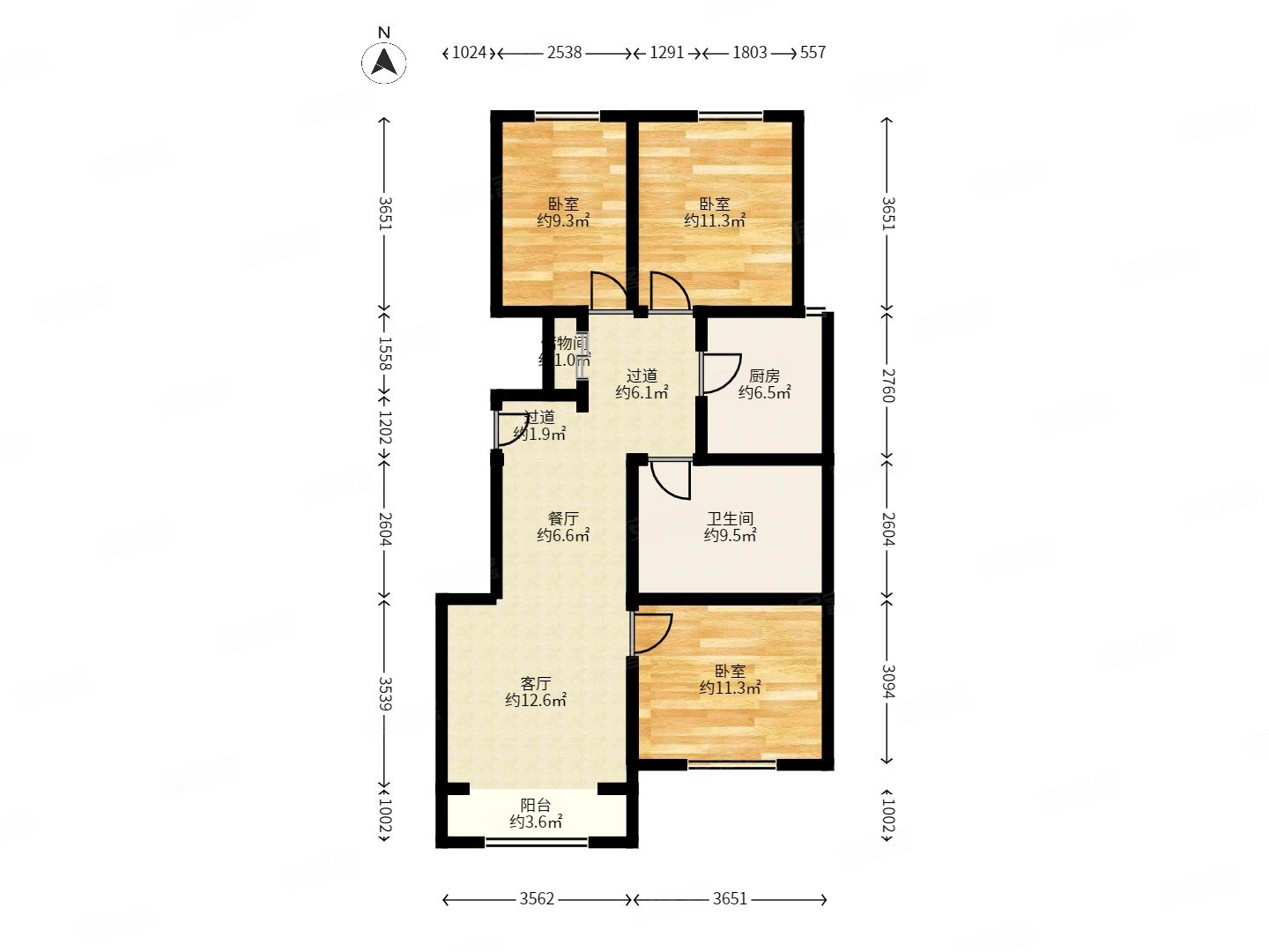 急售润西山苑精装洋房450w