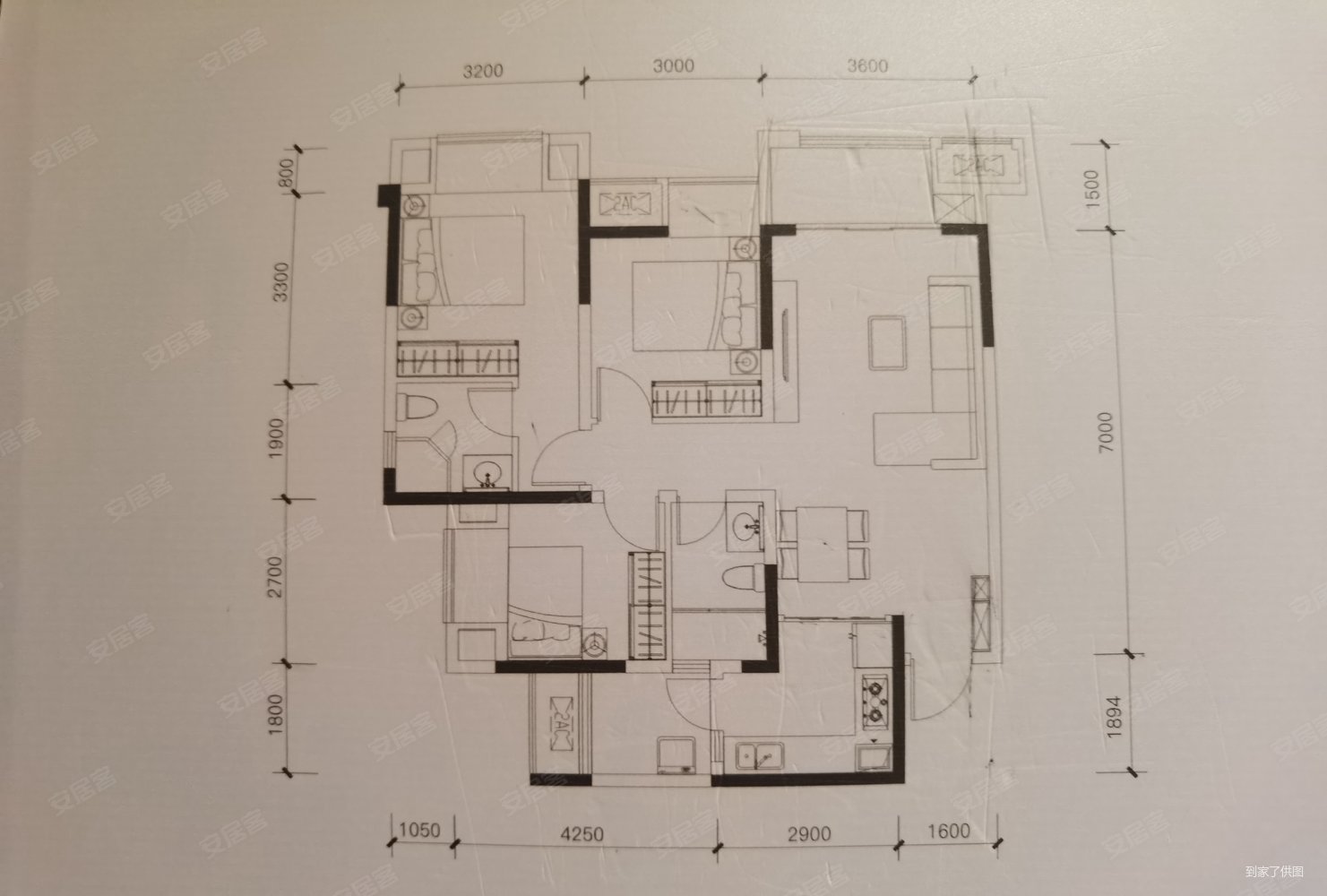 协信世外桃源5室3厅3卫109㎡南北150万
