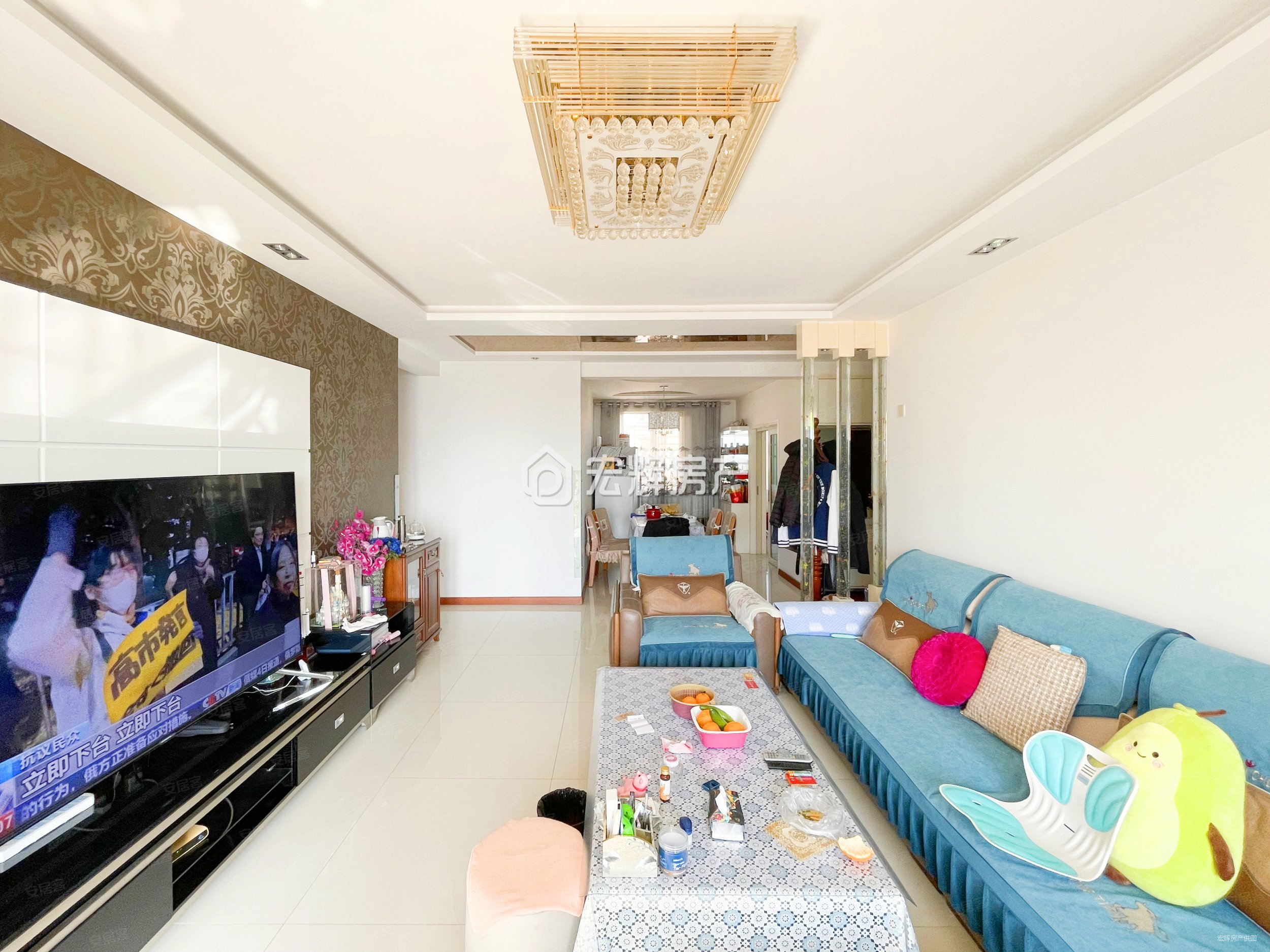 鸿运润园3室2厅2卫145.38㎡南北189万