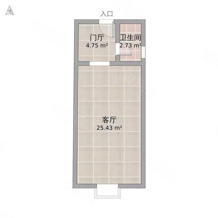 万乐城2室1厅1卫46㎡南北18万