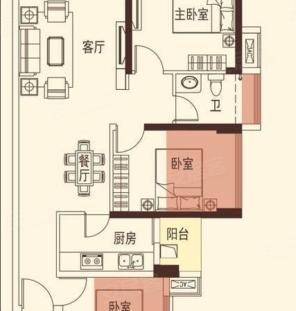 深圳宝安松岗联投东方华府(二期)天虹 沃尔玛商圈 联投东方华府精装3