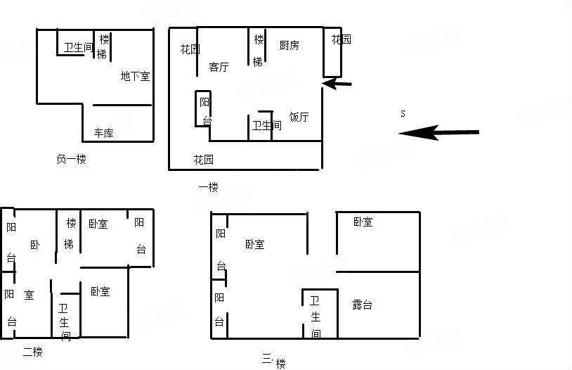 彝海枫林5室2厅4卫260㎡南北266万