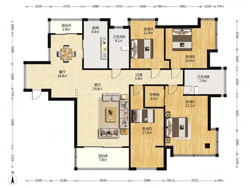 伊萨卡国际城公寓住宅楼层好环境优美商品住宅双卫