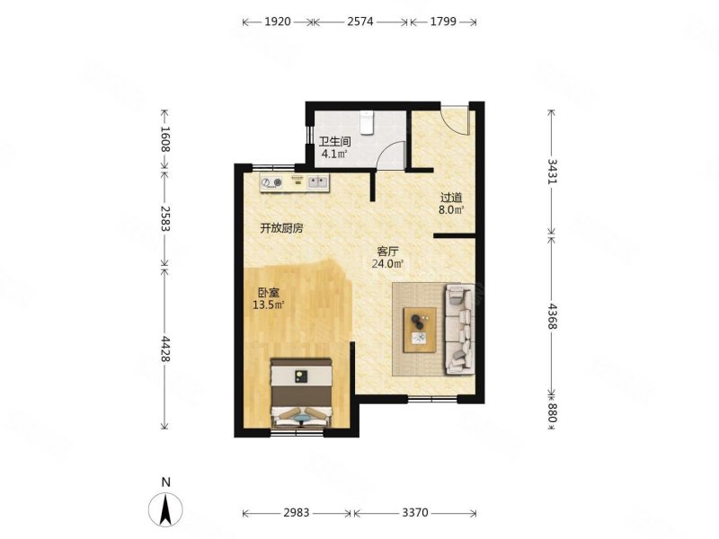佳和雅庭 楼层好 正南朝向 装修好 满五 房龄新 带电梯大寺