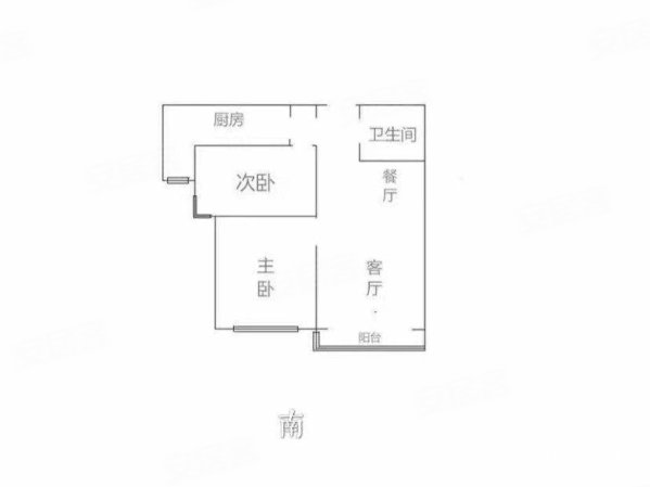 景海丽园2室1厅1卫90㎡南39万