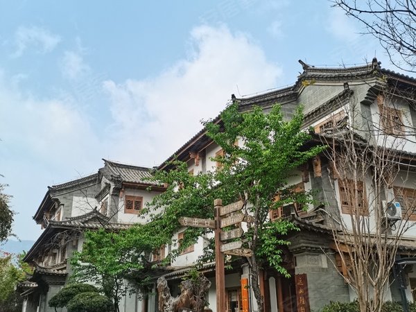 滇池高尔夫 旁边(经典四合院古老建筑)民族村四合院,西山租房-昆明58