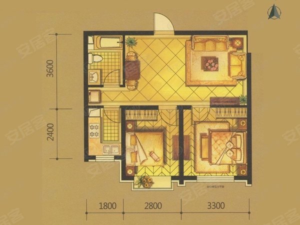 昆明盘龙火车北站俊发俊尚峰精装实拍 可月付无中介出租房源真实图片