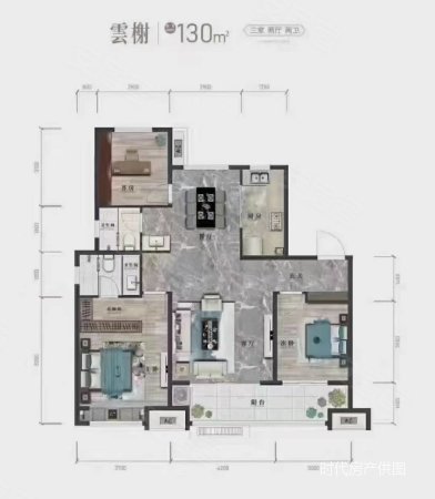 香港馨苑3室2厅1卫125㎡南北75万