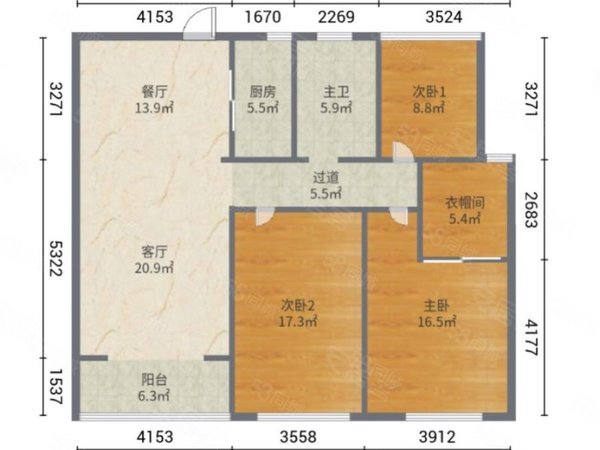【多图】汇金新城(张家港),杨舍租房,汇金新城(张家港) 3室万达旁