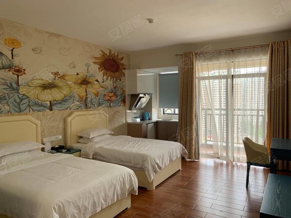 清远清城清城城区顺盈国际公寓顺盈公寓急租1488 家私家电齐全 拎包