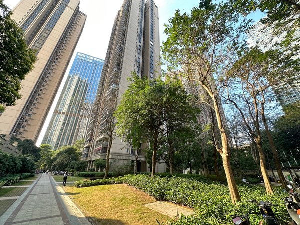 广州天河珠江新城东珠光新城御景(二期)珠光御景大单间奶油风看小区