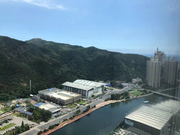 大连沙河口星海广场星海大观(商住楼)低价星海百平办公带家具好停车