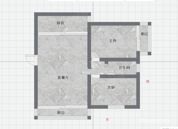 张镇水乡2室2厅1卫77.59㎡东南88万