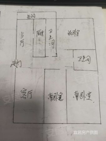 左岸城邦3室2厅2卫139㎡南北55万