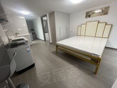 武汉江夏文化大道整租  龙湖紫都城 一居室  江夏客厅地铁口  交通便利出租房源真实图片