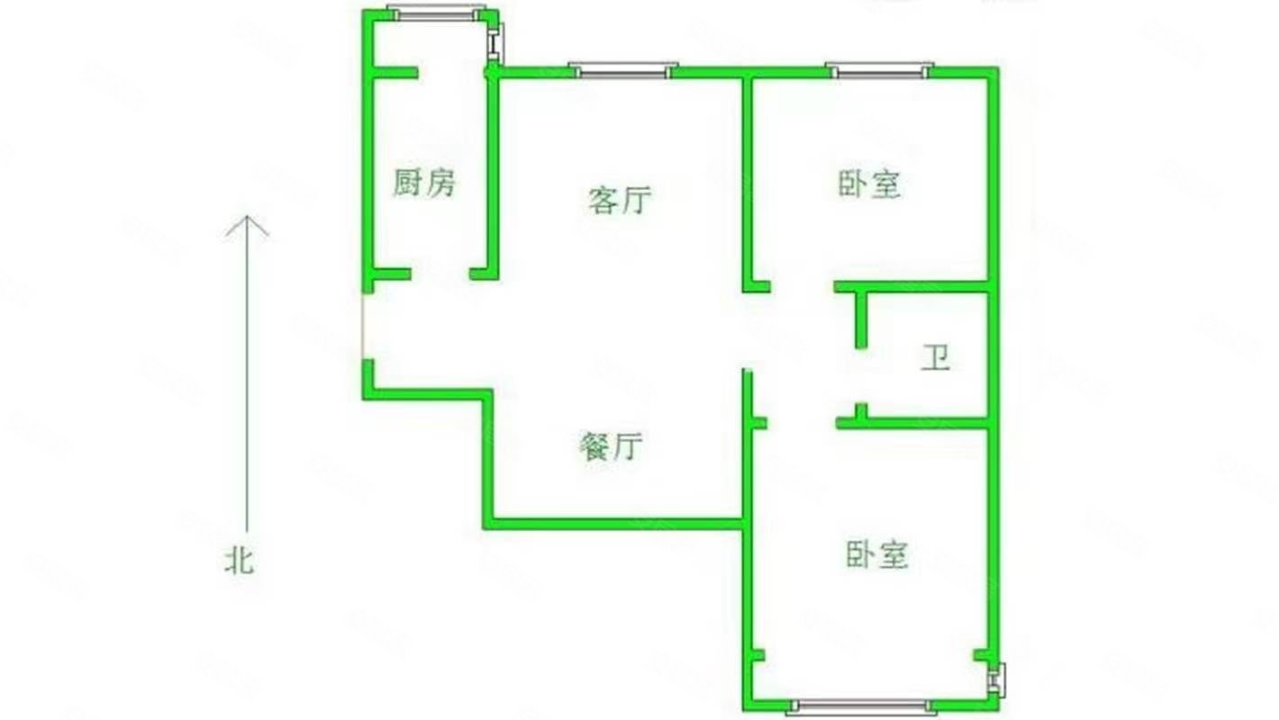 竹海小区3室2厅2卫134.6㎡南北168万
