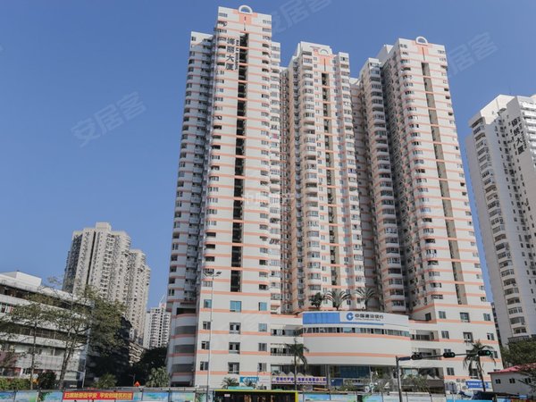 深圳罗湖黄贝岭海丽大厦海丽大厦,81平米大两房出租,精装修,空间大