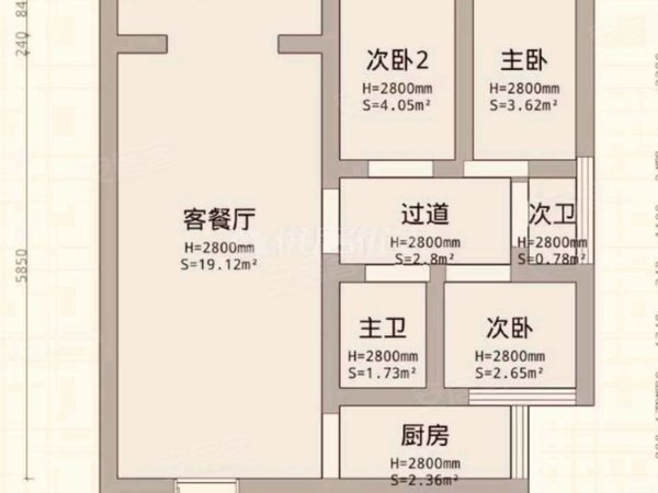 10号线地铁口旁环山国际精装三室配套齐全伶包入住,渝北租房-重庆58