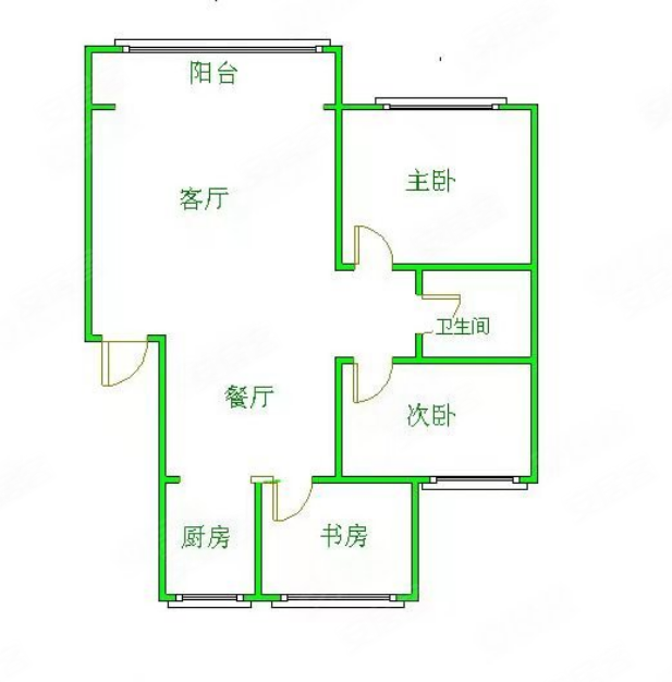 锦云花园4室2厅2卫180㎡南北178万