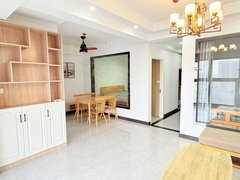 合肥新站陶冲湖京商商贸城精装小两室 近金邦大厦 封闭阳台 大软床 拎包入住出租房源真实图片