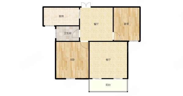 凤凰星城C区2室2厅1卫88㎡南79.8万