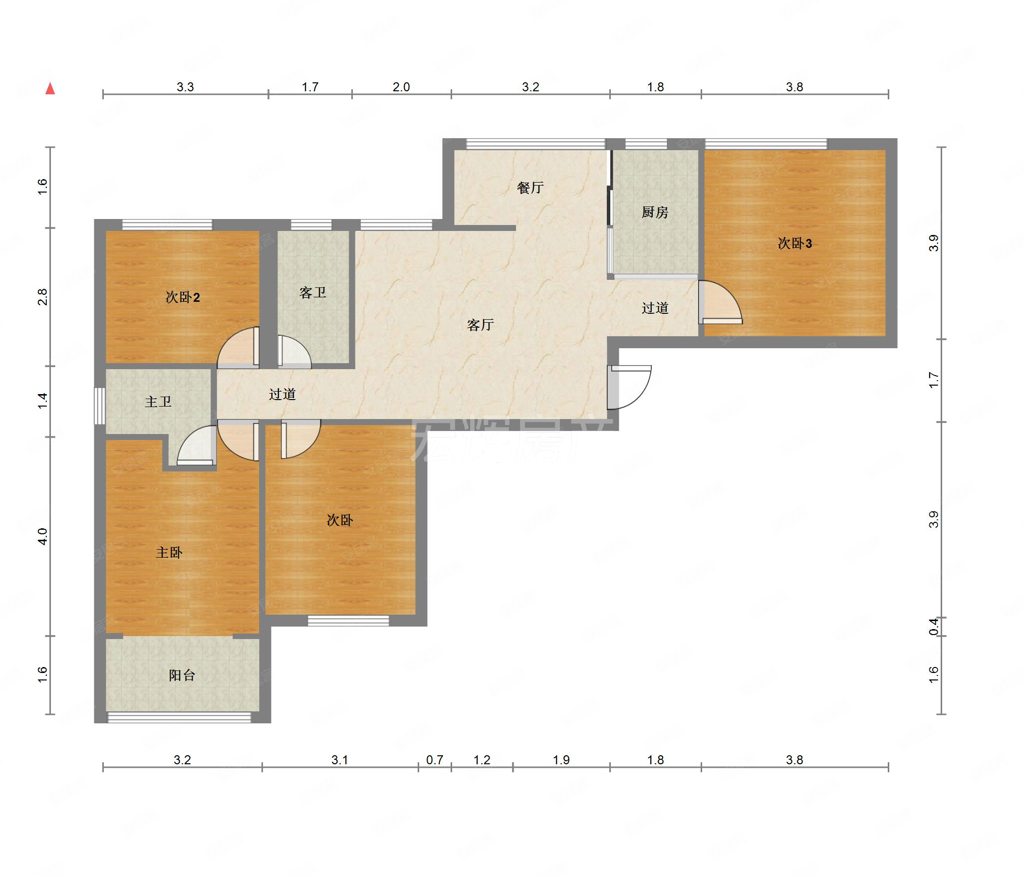 红星紫郡南北通透大四房预约看房