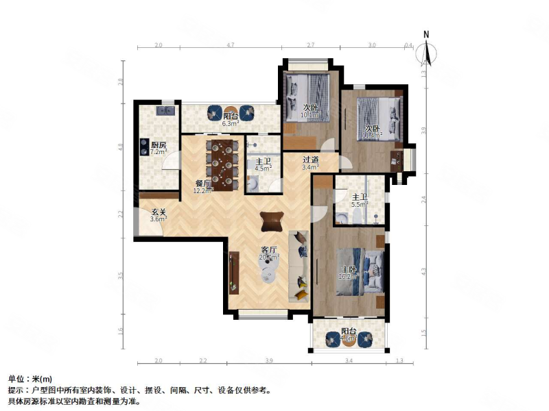 价格超实惠 三房 户型方正  泳池会所