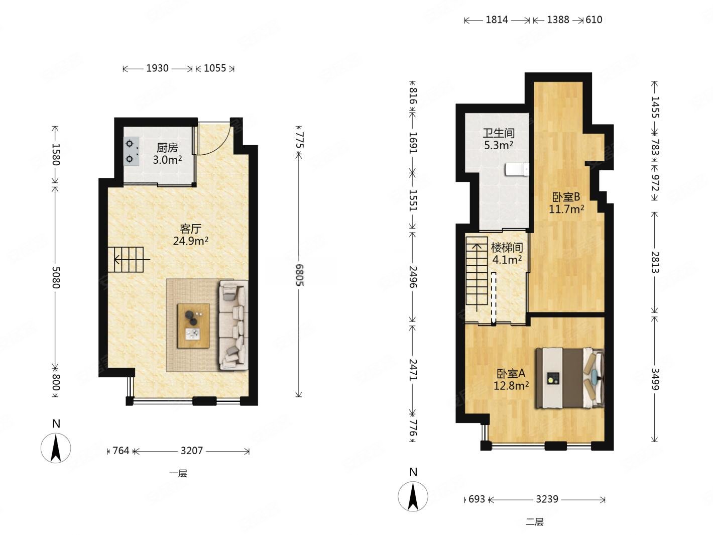 七彩星城幸福里商业配套齐全高楼层采光充足近医院临地铁