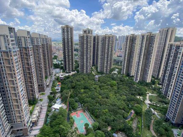 深圳布吉南岭万科公园里万科公园里 2室2厅1卫 3300元月 精装修 配套