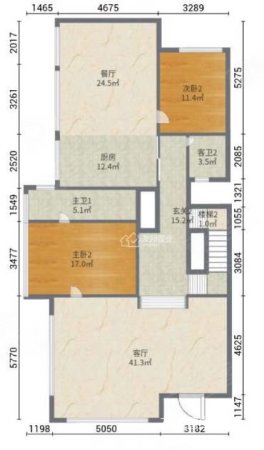 暨阳湖壹号(别墅)6室2厅5卫341㎡南北1295万