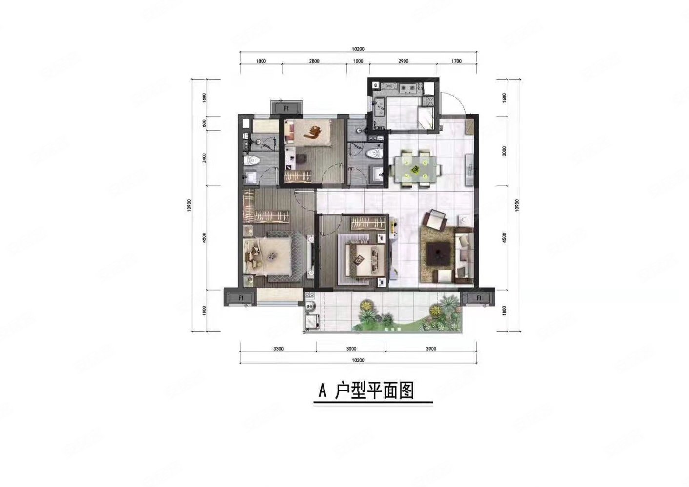 金辉城全新装修未入住高层采光好品牌家电家具赠送随时看房