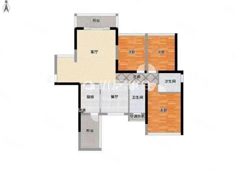 江南华府全新精装4房仅售83.8万 中间楼层 赠送全屋家私