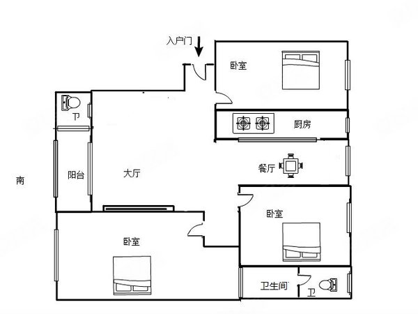 泉州丰泽东海湾宝秀小区宝秀小区 3室2厅2卫 电梯房 南北通透 好采光