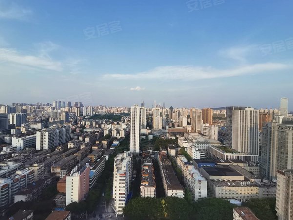 南宁青秀新竹光明大厦新竹路光明大厦  电梯1房1厅  远望东盟南湖夜景