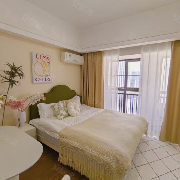 整租｜经开万达永旺温馨一居室！家电齐全东风公司地铁口可月付可短租