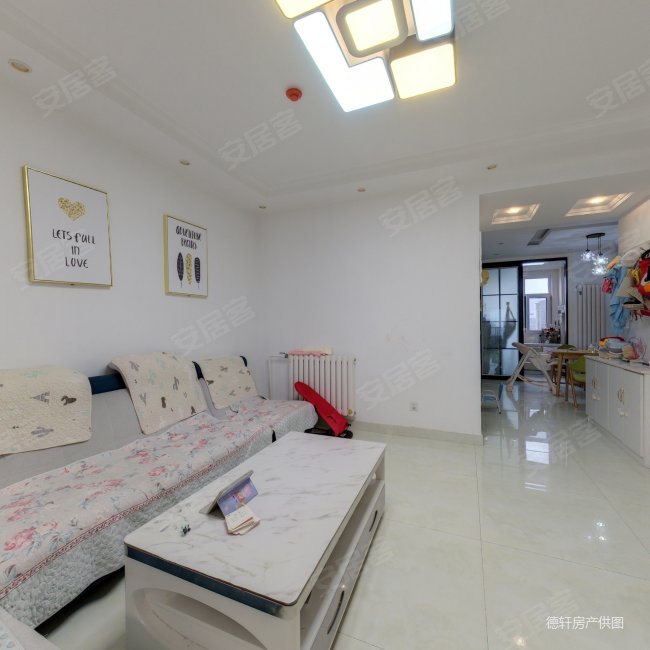 东明谷德广场近银枫家园精装3室带阁楼满两年