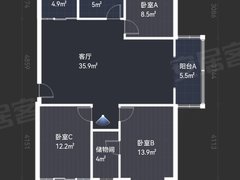 淄博张店植物园鑫盛阳光地带 3室2厅2卫出租房源真实图片