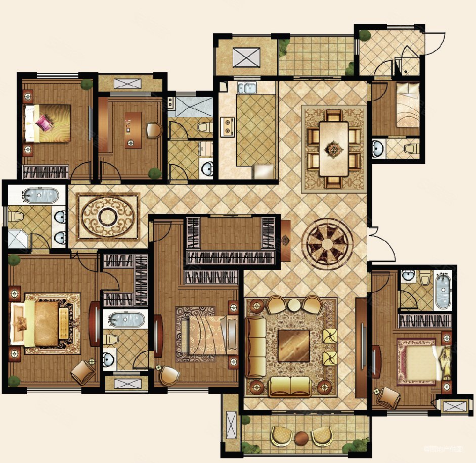公园1903蒙塔溪两套打通,通透明亮,必须两套购买,看房方便