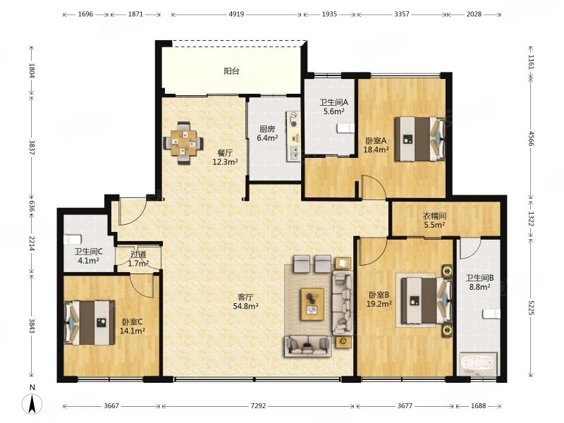 上海房产网>上海二手房>浦东二手房>前滩二手房>尚峰名邸>800_600